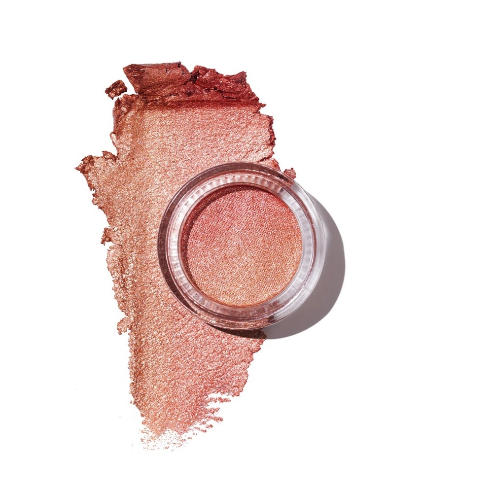 OULAC Cream Color Eyeshadow 08 Cheers! Warm Peachy Bronze with Silver Reflect